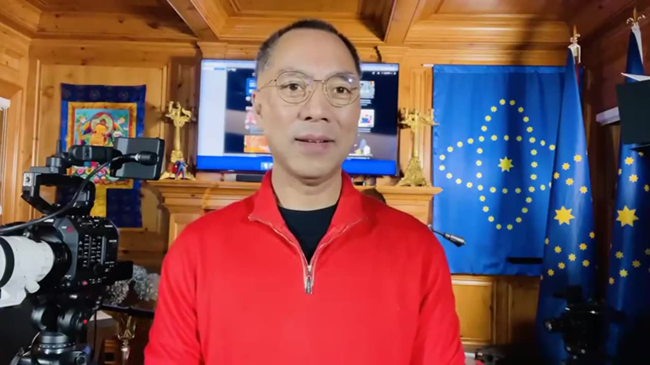20201224文贵先生GETTR²：平安夜向战友们再次的祝福，明天25号上午900至1000……圣诞直播！