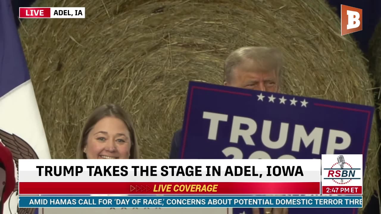 LIVE: Donald Trump Delivering Remarks in Adel, IA...