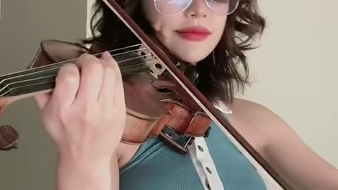 Violin playing