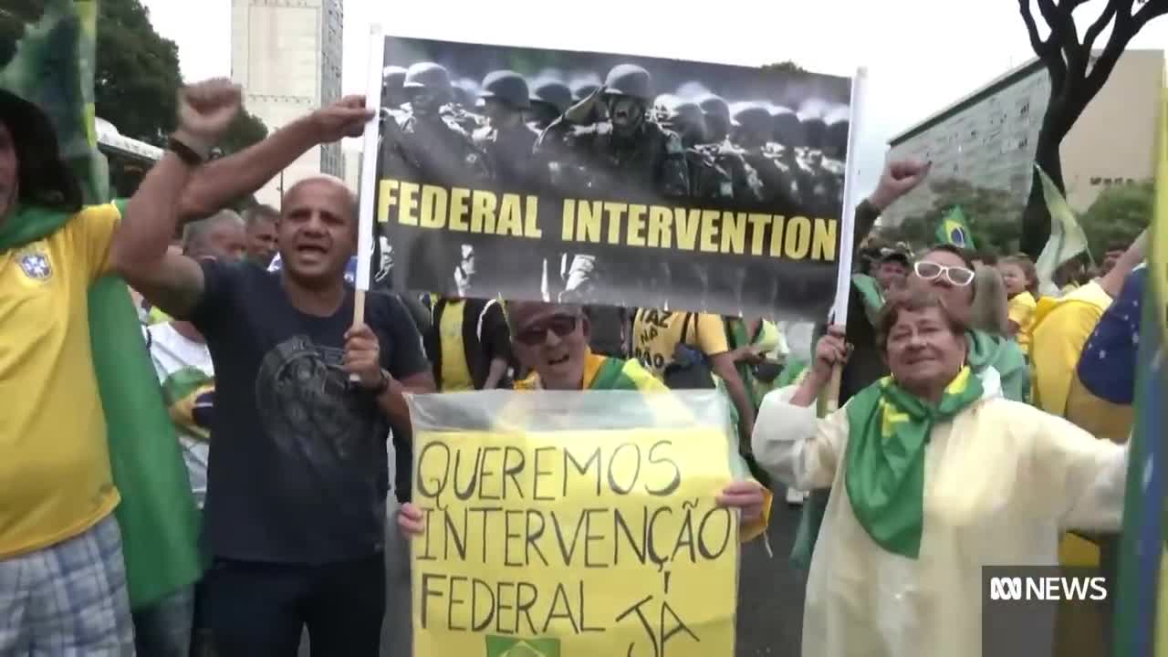 Demonstrators in Brazil hold firm in the face of calls to back down | The World