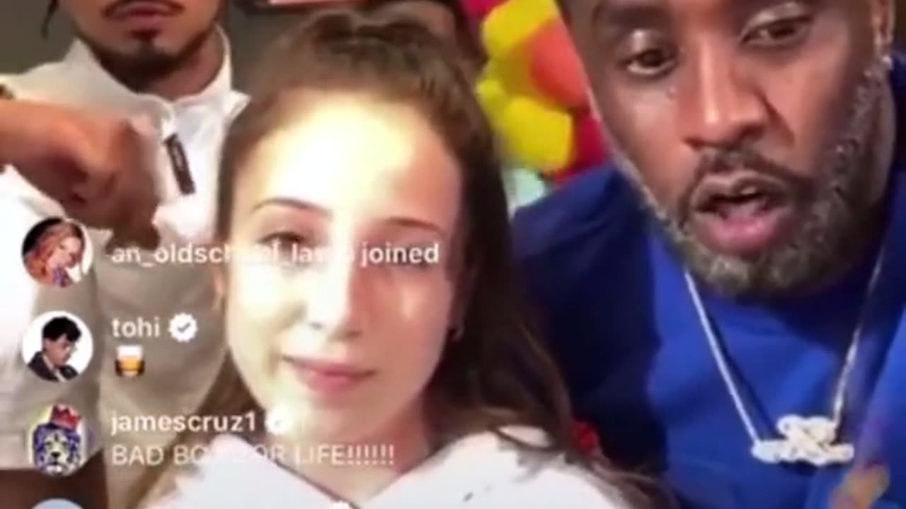 Exclusive Footage In 4/12/20 Of Diddy Introducing His Kids On Instagram Including He Alleged Adopted Young White Daughter Ava