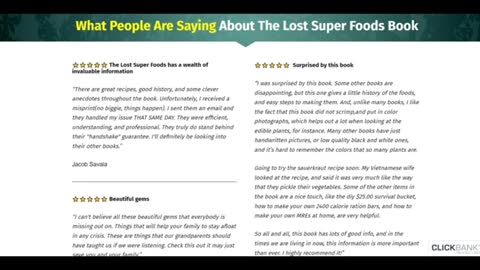 Lost SuperFoods guide