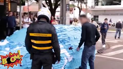 This Driver Just Found Parking In Handicap Space In Brazil Was Bad Idea