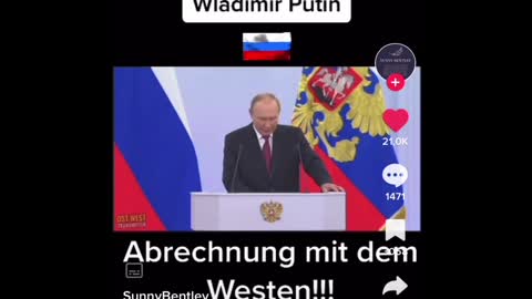 Putin Abrechnung mit dem Westen