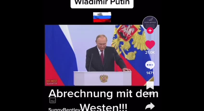 Putin Abrechnung mit dem Westen