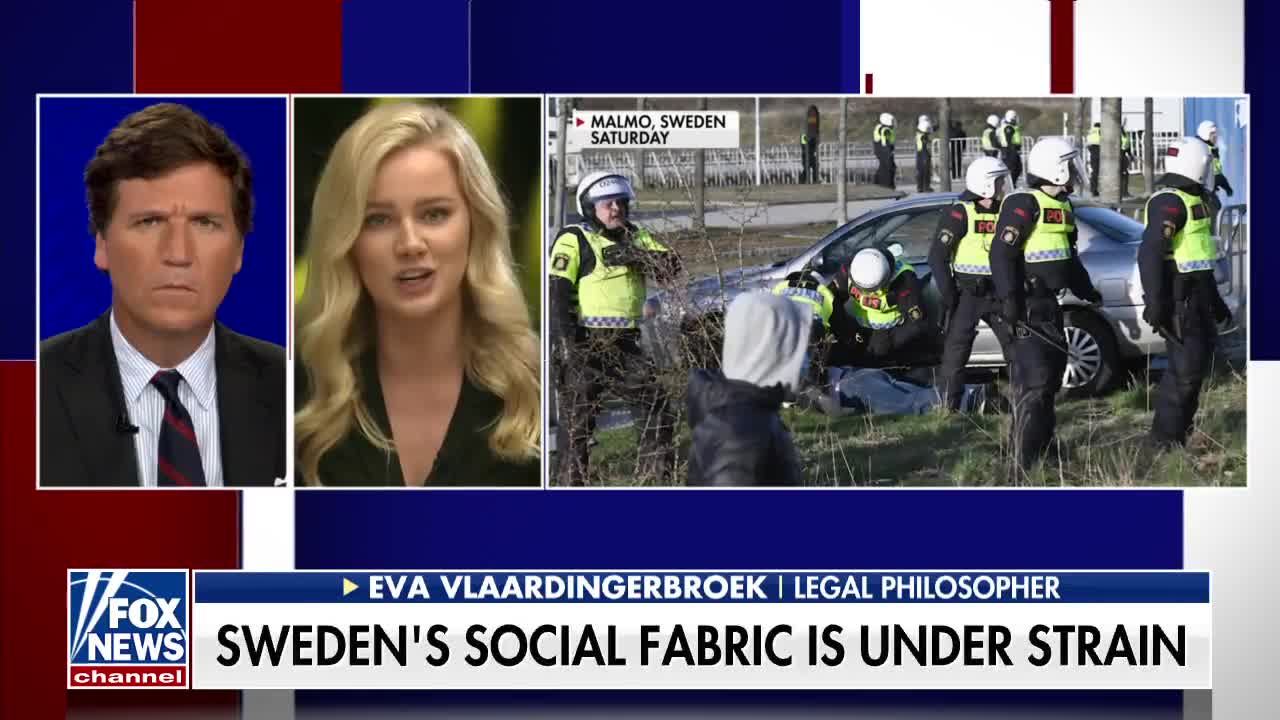 Eva Vlaardingerbroek bij Tucker Carlson over Zweden