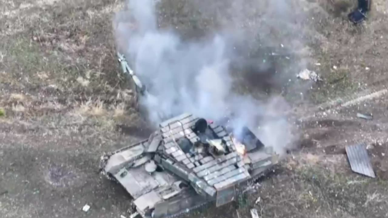 Multiple Russian Tanks Are Destroyed During Another Failed Assault