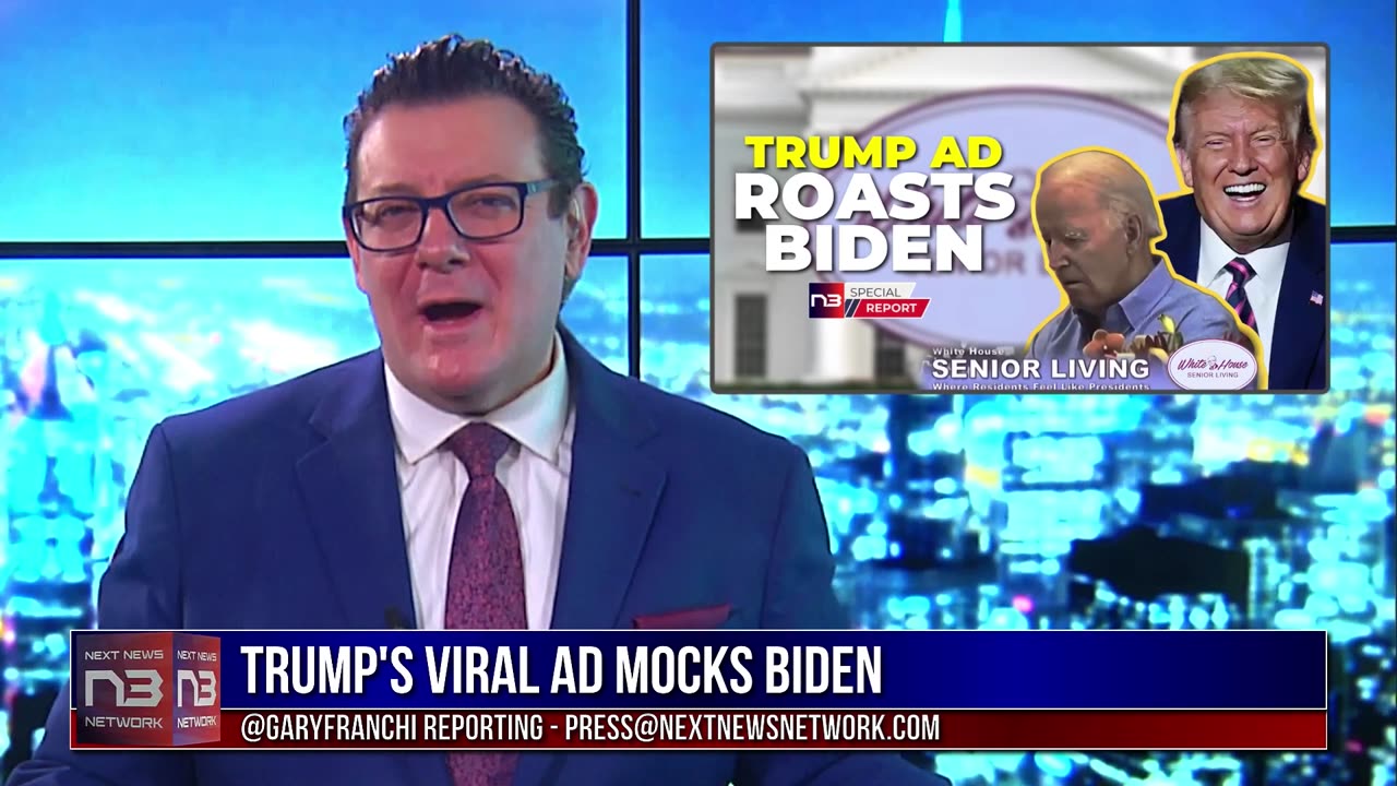 Trump Unleashes Scathing Ad Mocking Biden's Age and Fitness