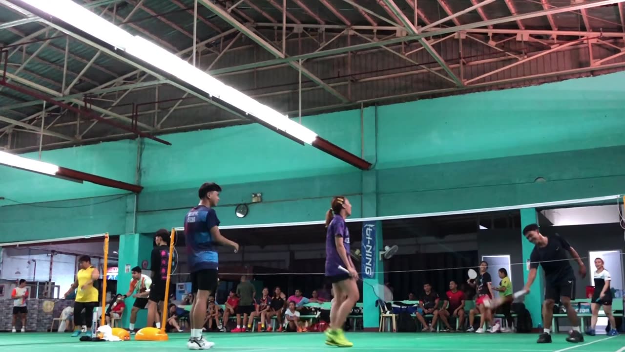 A Very Intense Badminton Game