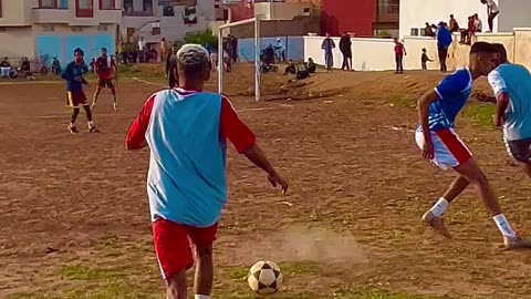 Moroccan street football in ramadan