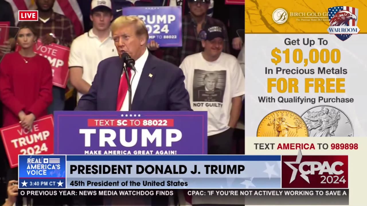 LIVE: President Trump Get Out the Vote Rally in Rock Hill, S.C.