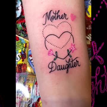 👩‍👧Mother & Daughter tattoo👩‍👧
