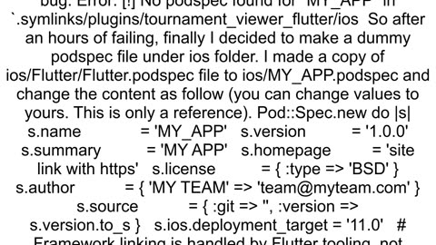 Flutter ios No podspec found for flutter_keyboard_visibility_web in