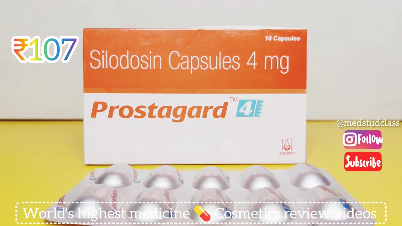 Prostagard silodosin tablet uses in Hindi BPH का ट्रीटमेंट