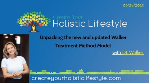Create Your Holistic Lifestyle - Unpacking the new and updated Walker Treatment Method Model