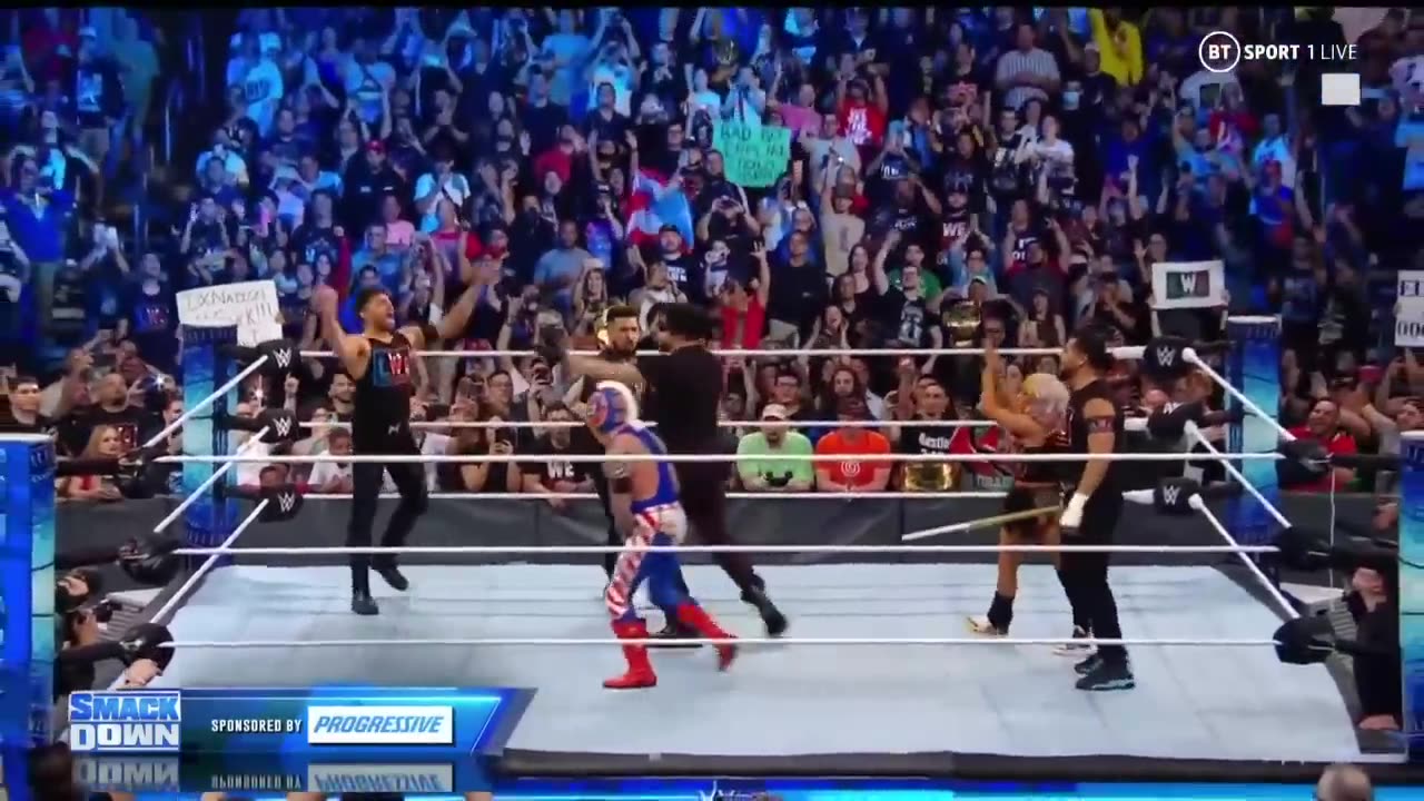 WWE Zelina Vega & Rey Mysterio vs Rhea Ripley & Dominik Mysterio 5/5/23