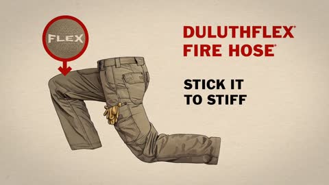 Duluth Trading TV Commercial Stick It To Stiff DuluthFlex Fire Hose Pants