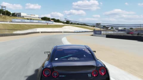 1/3 - Assetto Corsa | INSANE GTR Titanium Exhaust | Laguna Seca | Logitech G25