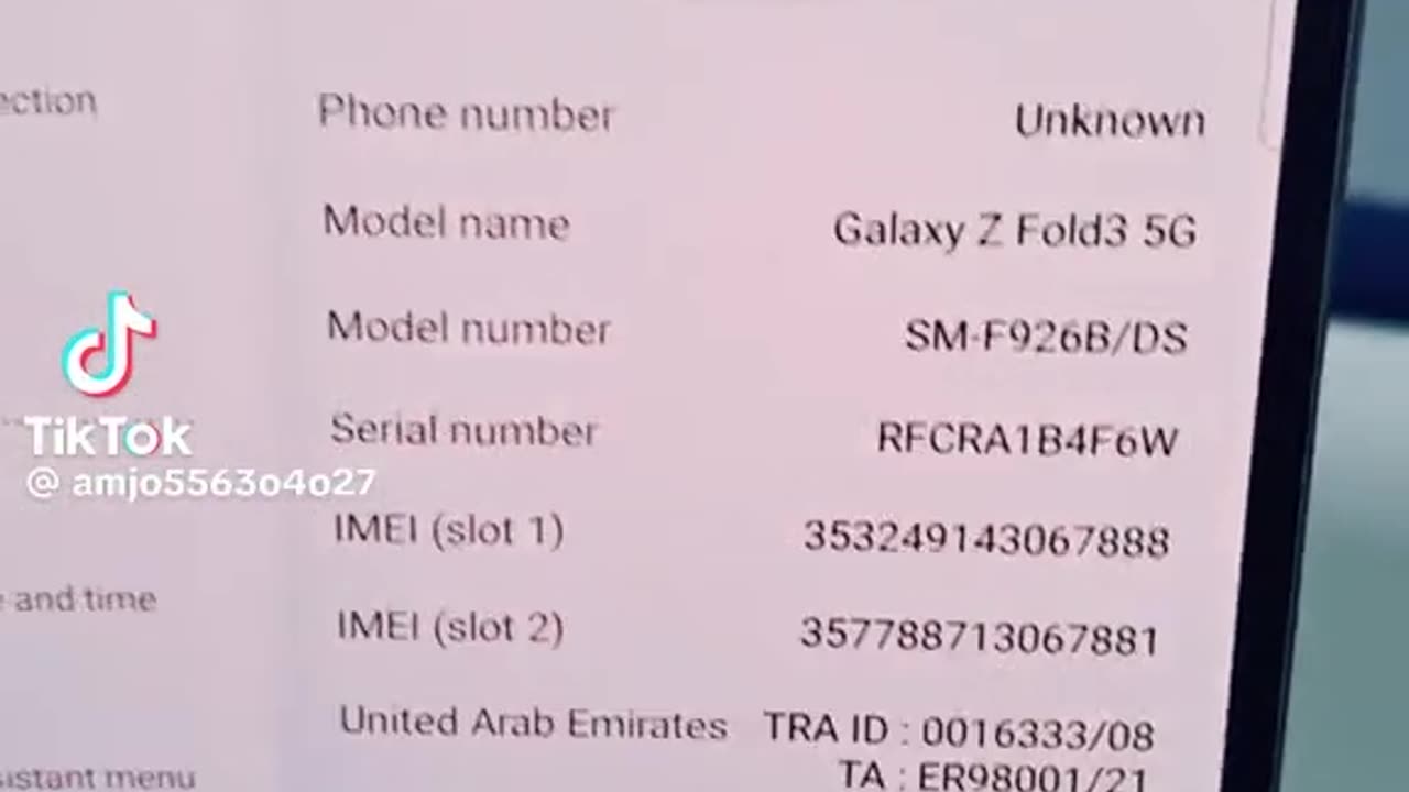 Samsung Galaxy fold 3 very cheap price Dubai please follow and like