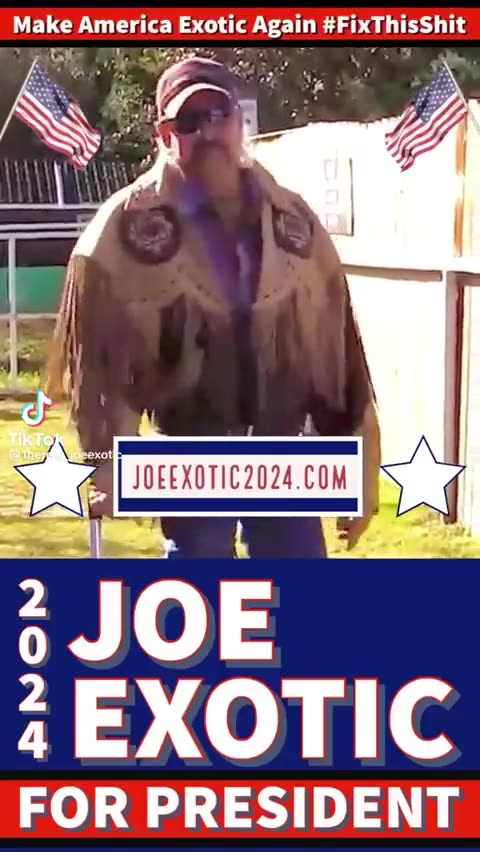 Tiger King ad for his presidential run has just dropped 🤣