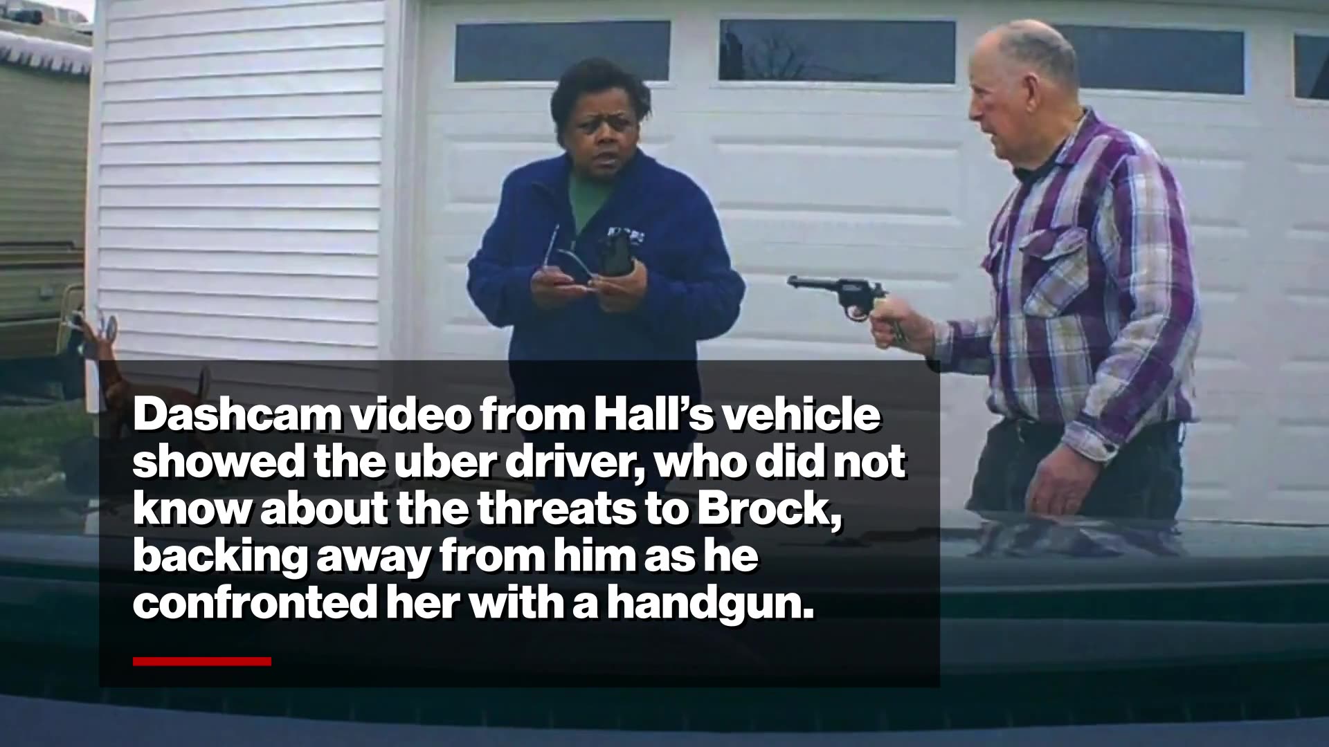 'I'm sure glad you guys are here': Moment scam victim greets cops after allegedly shooting innocent Uber driver