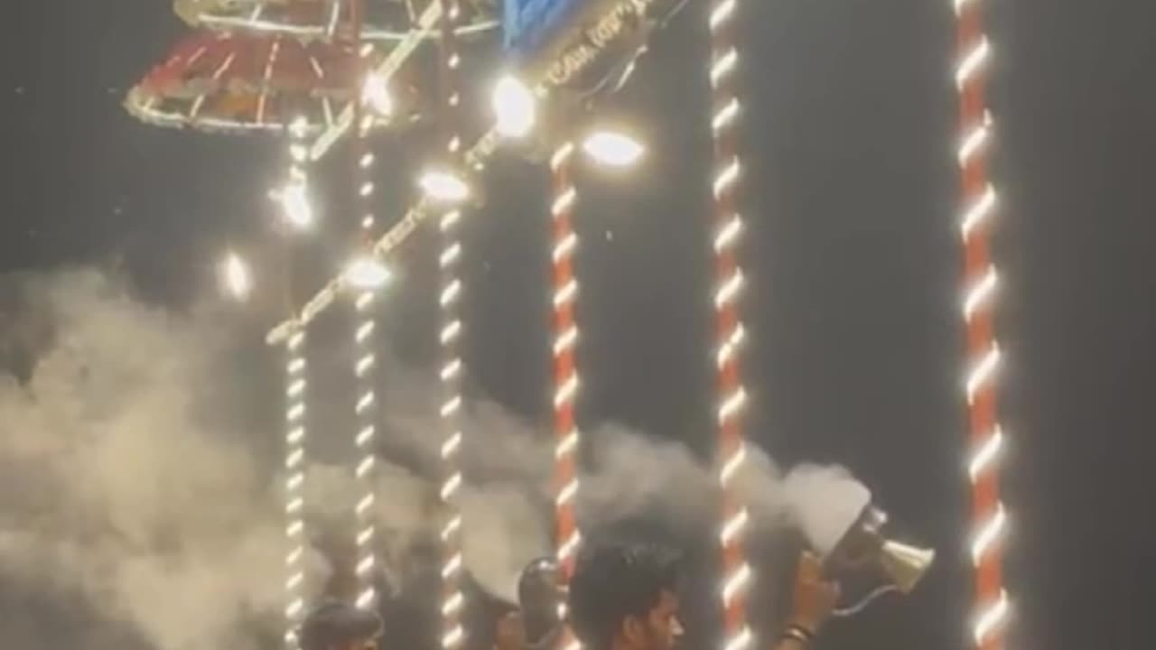 Ganga arti at Varanasi ghat