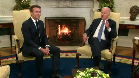 Biden Holds Meeting with Macron LIVE