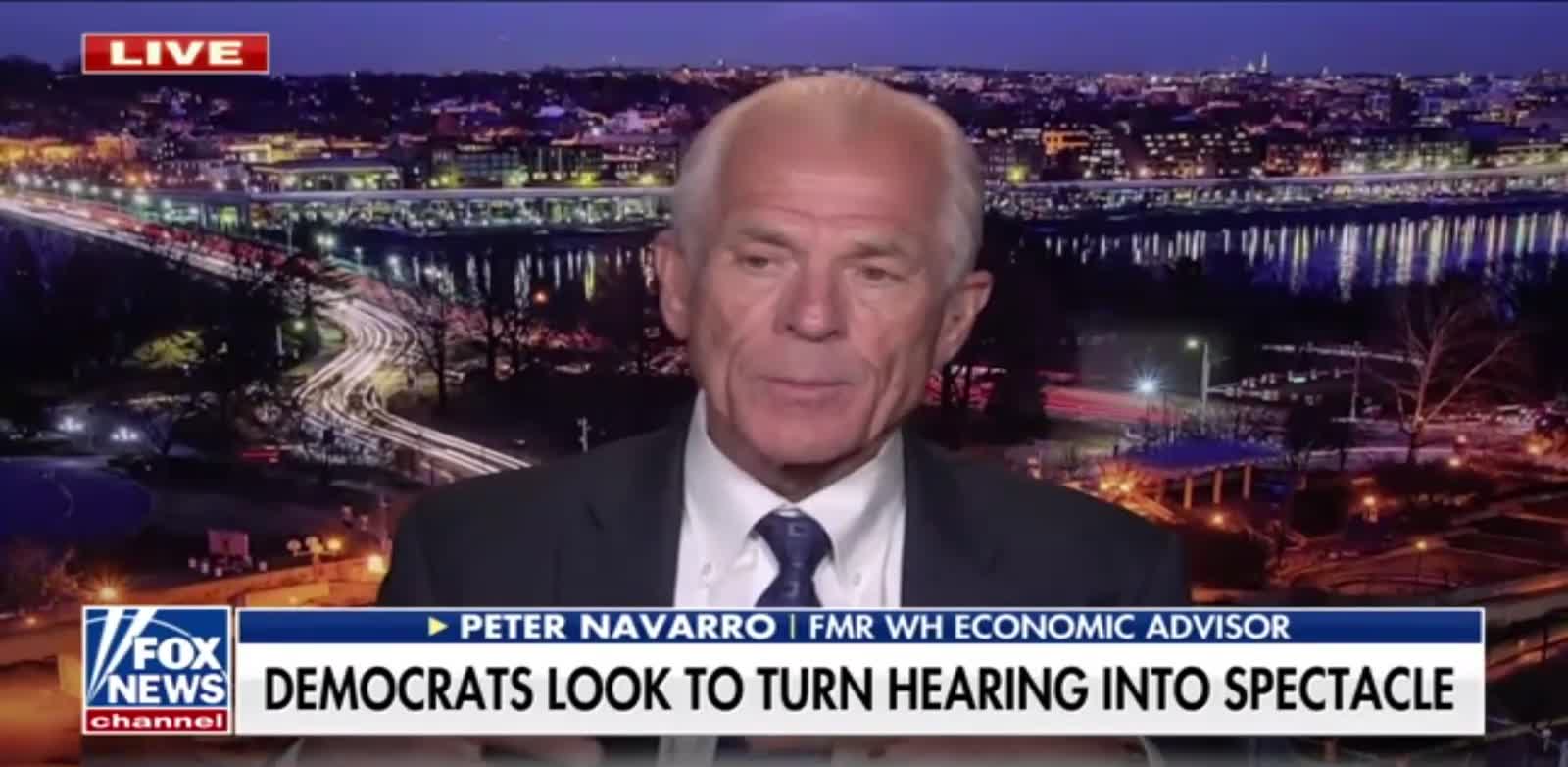 Peter Navarro speaks out on phony Jan 6 committee