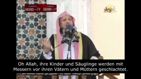 Gebet - Allah soll die Schiiten vernichten!