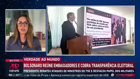 Ana Paula Henkel mostra o que o Presidente falou na reunião