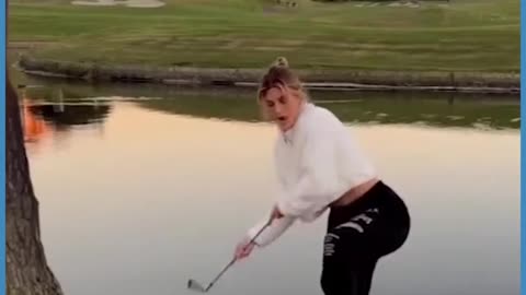Why is the mark unbelievable while playing golf?
