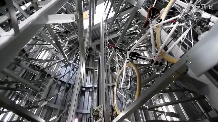 Underground bicycle automated parking