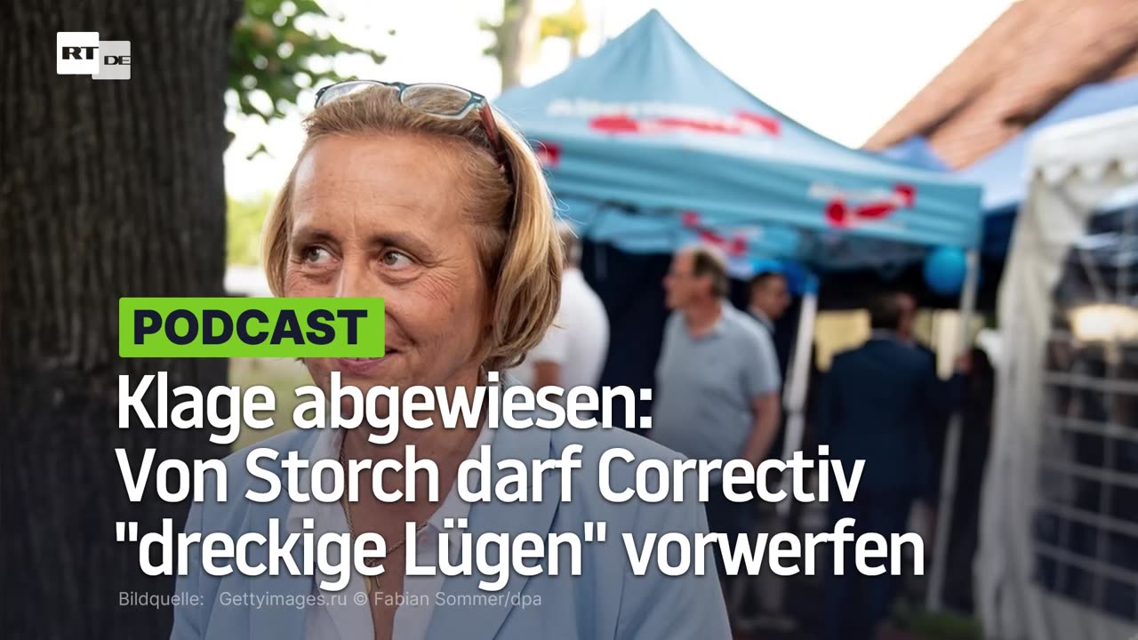 Klage abgewiesen: Von Storch darf Correctiv "dreckige Lügen" vorwerfen