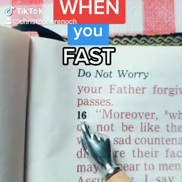WHEN you Fast