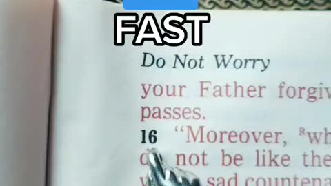 WHEN you Fast