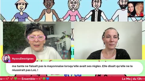 La Maj du 13h 30/04 Le potentiel du cycle féminin avec Jeanne P & Maj