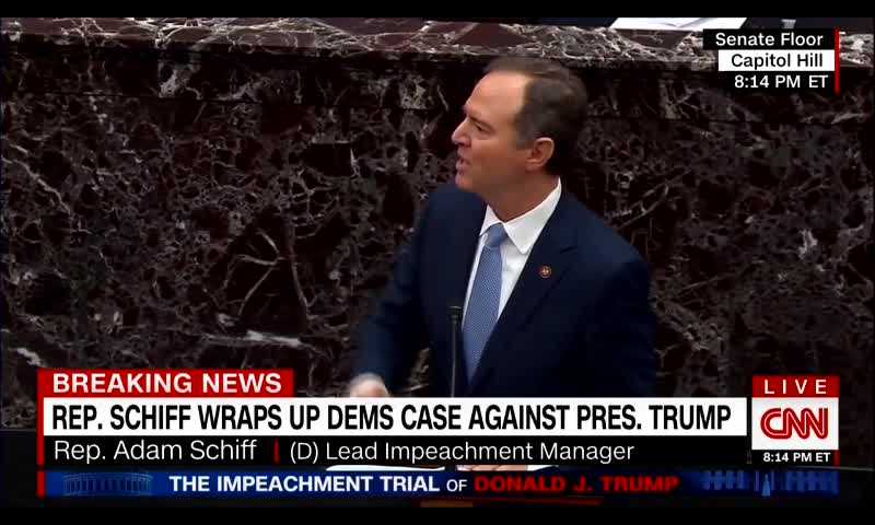 Adam Schiff dismisses Trump lawyers' arguments