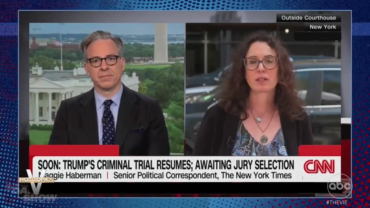 Alyssa Farah Griffin Calls Trump 'High Energy Person' After Sleeping in Court Incident