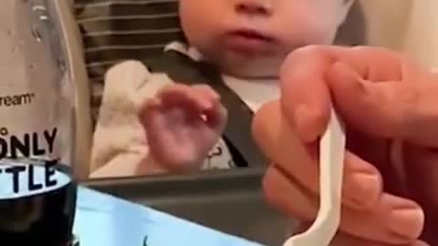 Funny Baby Videos eating # Short