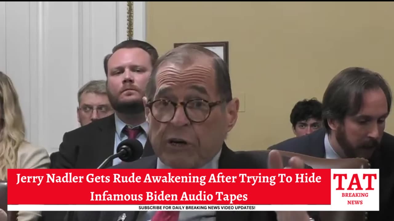 WATCH: Jerry Nadler Gets Rude Awakening After Trying To Hide Infamous Biden Audio Tapes