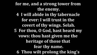 Psalms 61 King James version