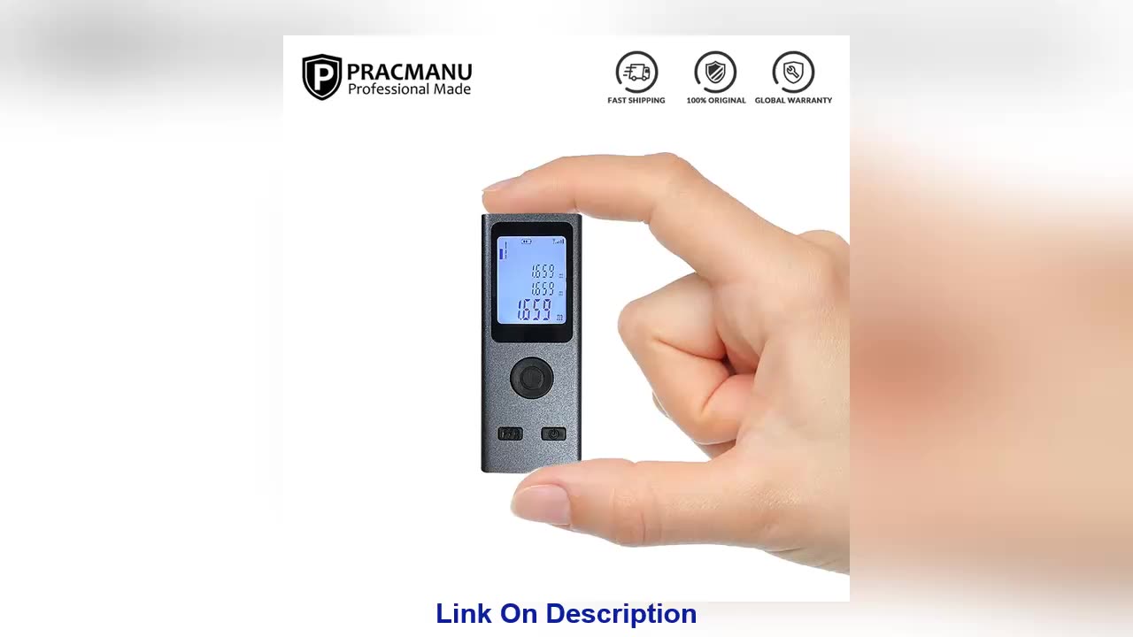 Get Pracmanu Smart Laser Rangefinder Intelligent 30m Di