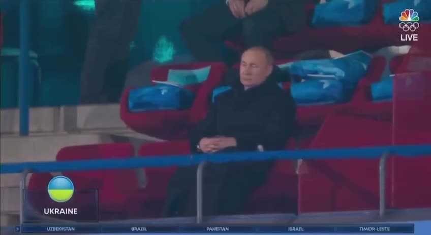 Putin Caught Dozing Off At The Olympics Open Ceremony