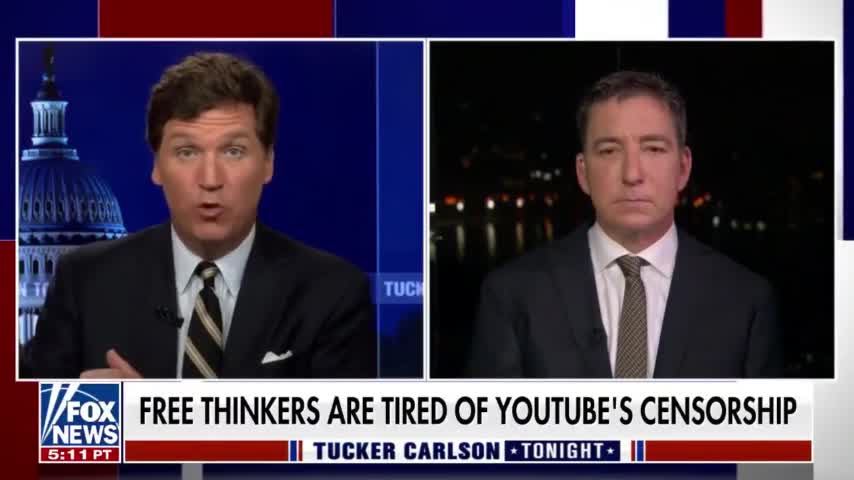 Glenn Greenwald Stands Up for Free Speech, Talks About Rumble on Tucker!