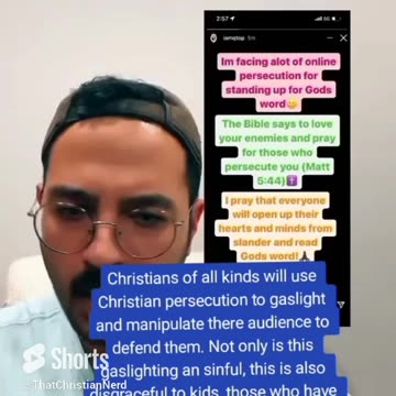 Psychology #5: Christian uses DARVO #2