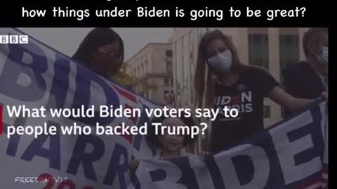 Brain dead Biden supporters