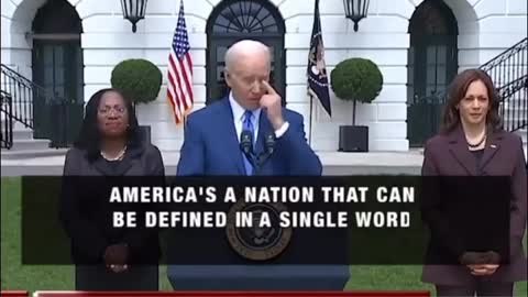 Biden on america .. fu .. excuse