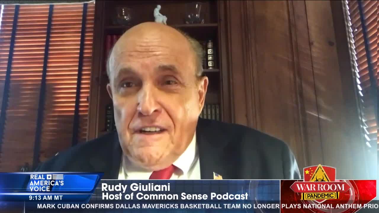 Giuliani reacts to day one of impeachment