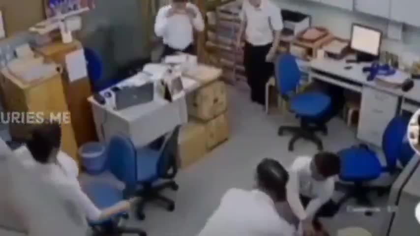He was fine working in the office then BAM instant seizure !