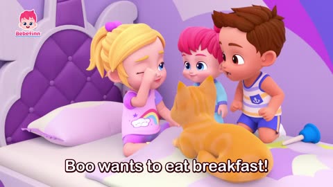 [NEW] Good Morning ☀️ Let's Feed Boo 😻 _ Bebefinn Best Songs and Nursery Rhymes